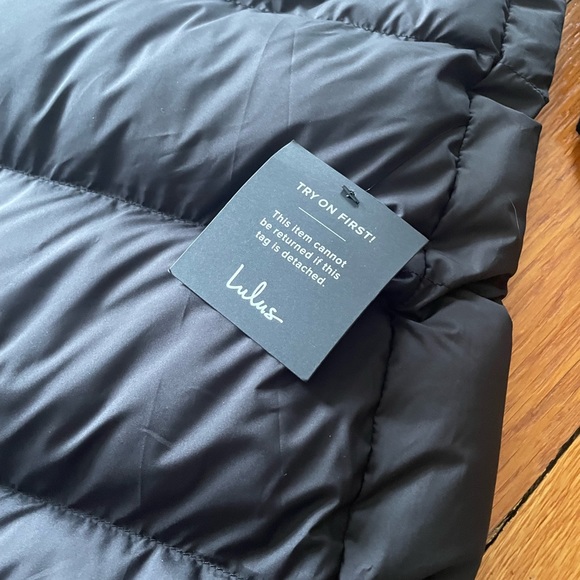 NWT | Lulus | Long Black Winter Coat - Picture 8 of 10